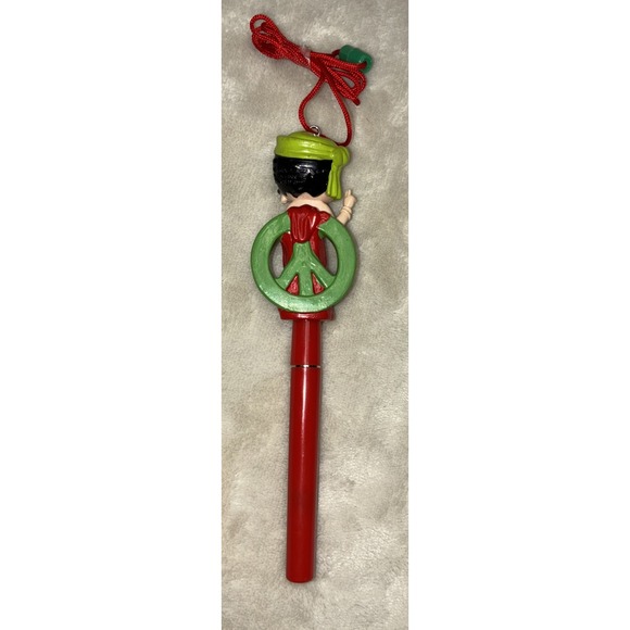 Vintage Betty‎ Boop Collectors Pen Topper And Pen Lot Of 2 Biker Peace Sign 1994 - Picture 5 of 15